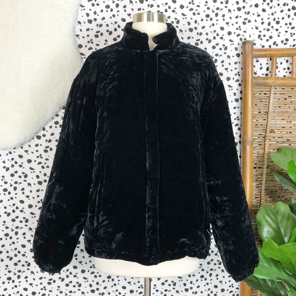 Lauren Ralph Lauren Jackets & Blazers - Lauren Ralph Lauren | Silk Velvet Velour Puff Coat